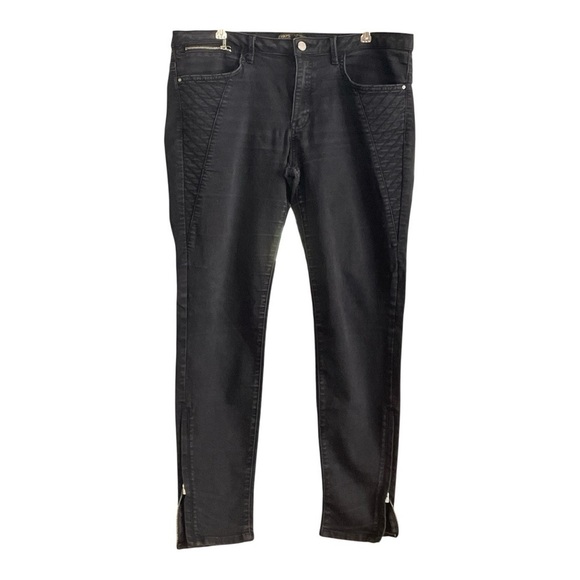 Zara Denim - Zara Z1975 Black Denim Jeans with Ankle Zippers